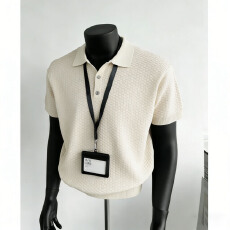 批发2026新款短袖夏<b class='q'>polo</b>领短袖T恤<b class='q'>男</b>美式复古Cleanfit翻领针织<b class='q'>衫</b>上衣