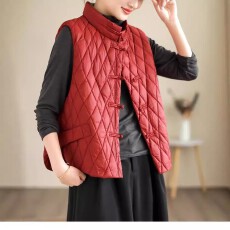 批发羽绒马甲女2025秋冬新款轻薄宽松坎肩羽绒服背心白鸭绒外穿韩版