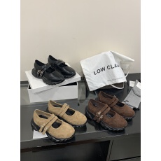 批发运动时尚气质休闲鞋女2025年新款四季绒面鞋韩版法式咖啡色玛丽珍