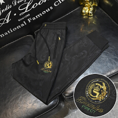 批发2025夏季新款高品质小脚宽松型松紧腰抽绳丝光棉百搭凉感休闲裤