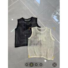 批发2026新款显瘦上衣女 春夏镂空夏季针织薄款高档文艺背心外穿