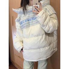 批发小香风棉服面料 有内里 拼接女2025冬季新款高级感保暖棉服