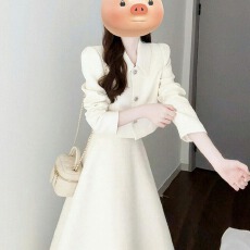 批发秋季搭配穿搭一整套千金风高级感西装<b class='q'>外套</b>半身裙小香风好看套装女