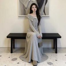 批发法式独特上衣针织毛衣半身裙套装女2025新春新款小个子裙子