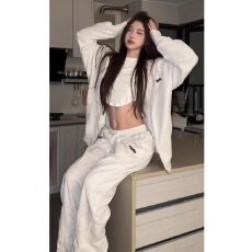 批发卫衣运动套装女春秋季学生显瘦<b class='q'>大码</b>宽松休闲慵懒风两件套bf跑步服