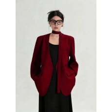 批发气质西装外套2025新款飘带<b class='q'>春</b>秋小个子高级设计休闲宽松西服