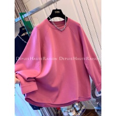 批发大码300斤胖mm设计感百搭圆领卫衣女<b class='q'>春</b>秋新款宽松慵懒风纯棉上衣