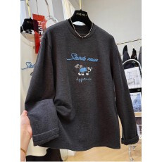 批发大码300斤毛巾绣 <b class='q'>休闲</b>减龄小马T恤打底衫韩版宽松内搭上衣女