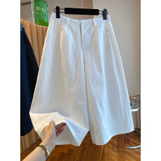 批发胖妹妹300斤大码韩<b class='q'>范</b>流行大阔腿七分休闲裤女夏季显瘦宽松直筒裤