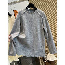 批发胖mm300斤大码高级感轻奢洋气蕾丝花边德绒长袖T恤女秋<b class='q'>冬</b>别致上衣