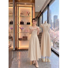 批发欧阳喜珍妮公主2.0<b class='q'>娃娃</b>领蝴蝶结<b class='q'>连衣裙</b>女夏季无袖收腰公主裙