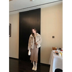 批发区区欧阳 仿羊羔毛环保<b class='q'>皮草</b>女冬季加厚保暖立领皮毛一体毛毛<b class='q'>外套</b>