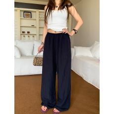 批发已发货 清凉垂感会呼吸~慵懒松弛天丝<b class='q'>亚麻</b>休闲<b class='q'>裤</b>阔腿<b class='q'>裤</b>