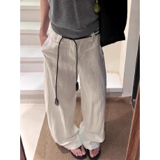 批发已发货 松弛进阶<b class='q'>亚麻</b>白色<b class='q'>阔腿裤</b>女夏季薄款宽松休闲<b class='q'>裤</b>直筒<b class='q'>裤</b>