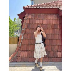 批发已发货 碎花百褶裙女<b class='q'>夏</b>季低腰显瘦百搭A字半身裙中裙