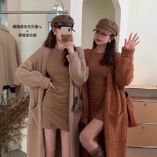 批发已发货 <b class='q'>连衣裙</b>女春秋洋气<b class='q'>纯棉</b>打底内搭百搭A字短裙