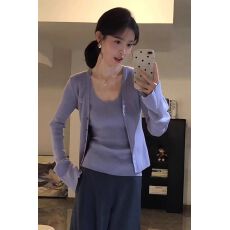 批发已出货 新款宽松毛衣复古翻领针织长袖上衣打底针织衫