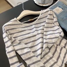 批发已发货 慵懒风撞色条纹防晒罩衫女<b class='q'>夏</b>季韩系甜美宽松长袖上衣