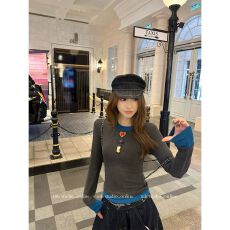 批发已出货 修身长袖<b class='q'>T</b><b class='q'>恤</b>女秋冬季新款2025设计感短款打底衫