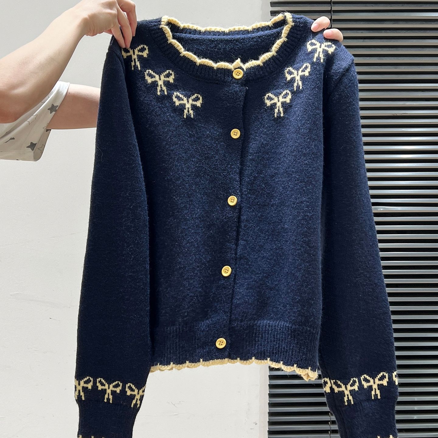 MY14508# 针织开衫加厚毛衣外套宽松慵懒风上衣女裝貨源服裝批發