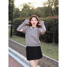 批发已出货 气质高端大气毛衣女<b class='q'>秋</b>冬2025新款设计感别致针织上衣