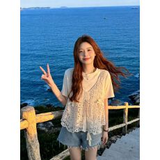 批发法式复古温柔风针织衫吊带背心娃娃衫<b class='q'>夏</b>季新款高级感显瘦上衣女