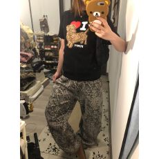 批发韩国<b class='q'>大</b>码<b class='q'>女</b>装纯棉210克100%棉<b class='q'>女</b>夏装慵懒宽松百搭印花短袖T恤韩系