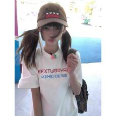 批发韩国大码女装纯棉210克100%棉女夏装慵懒宽松百搭印花短袖<b class='q'>T</b><b class='q'>恤</b>韩系