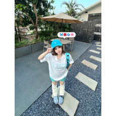 批发韩国<b class='q'>大码</b><b class='q'>女</b>装纯棉210克100%棉<b class='q'>女</b>夏装慵懒宽松百搭印花短袖T恤韩系