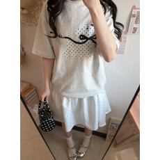 批发韩国<b class='q'>大</b>码女装纯棉210克100%棉女夏装慵懒宽松百搭印花短袖<b class='q'>T</b><b class='q'>恤</b>韩系