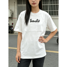 韩国大码女装纯棉210克100%棉女夏装慵懒宽松百搭印花短袖T恤韩系