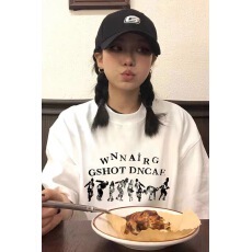 批发韩国<b class='q'>大</b>码女装纯棉210克100%棉女夏装慵懒宽松百搭印花短袖<b class='q'>T</b><b class='q'>恤</b>韩系