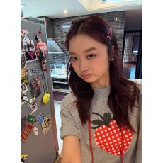 批发韩国<b class='q'>大</b>码女装纯棉210克100%棉女夏装慵懒宽松百搭印花短袖<b class='q'>T</b><b class='q'>恤</b>韩系