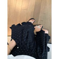 批发原版做工四面弹木耳边短裤女小个子慵懒感大码宽松阔腿A字裤