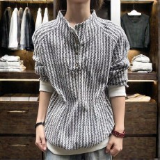 批发预12/20雪尼尔鱼骨纹美式复古卫衣<b class='q'>男</b>女秋季立领高级卫衣外套