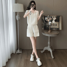 批发官图  高含棉休闲套装女2026夏季新款<b class='q'>显瘦</b>短袖短裤<b class='q'>运动服</b>两件套潮