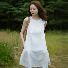 批发官图  时尚简约无袖背心<b class='q'>连衣裙</b>女2026夏季新款洋气减龄百搭短裙子