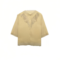 批发官图  小个子洋气减龄五分<b class='q'>袖</b>衬衫女2026夏季新款慵懒松弛感<b class='q'>上衣</b>潮