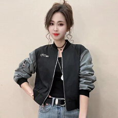 批发官图  高含棉慵懒风牛仔拼接短外套女2026秋季新款高级感百搭上衣