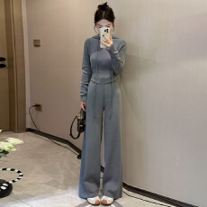 批发官图  高含棉洋气减龄潮流时尚套装女2025秋季新款小众显瘦上衣裤