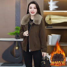 批发官图  百<b class='q'>搭</b>减龄<b class='q'>长袖</b>加厚保暖棉服女2025冬季新款时尚宽松<b class='q'>开衫</b>外套