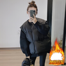 批发官图  韩版宽松<b class='q'>妈妈</b>装坎肩<b class='q'>马夹</b>女2025冬季新款设计感百搭开衫外套