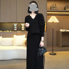 批发官图  休闲风气质百搭套装女2025<b class='q'>冬</b>季新款减龄上衣半身裙两件套潮