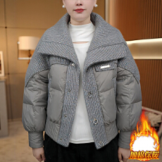 批发官图  大码韩系<b class='q'>潮流</b>保暖棉服女2025冬季新款<b class='q'>时尚</b>百搭宽松显瘦外套