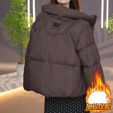 批发官图  时尚<b class='q'>妈妈装</b>百搭加厚保暖棉服女2025冬季新款洋气棉衣外套潮