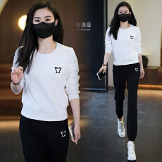 批发官图  高含棉运动套<b class='q'>装</b><b class='q'>女</b>2026年秋季新款时尚宽松卫衣休闲裤两件套