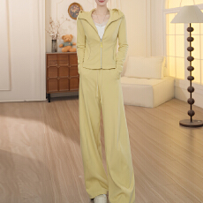 批发官图  高含棉减龄休闲套装女2026春秋季新款百搭<b class='q'>卫衣</b>阔腿裤两件套