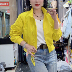 批发官图  2026春<b class='q'>秋</b>新款高级感户外拉链短外套女显瘦时尚防晒夹克上衣