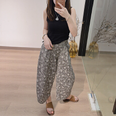 批发官图  爆火松弛套装女2026夏季新款别致<b class='q'>修身</b>背心印花七分裤两件套