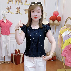 批发官图  独特设计印花漂亮<b class='q'>衬衫</b>女2026夏季新款小众洋气显瘦百搭上衣